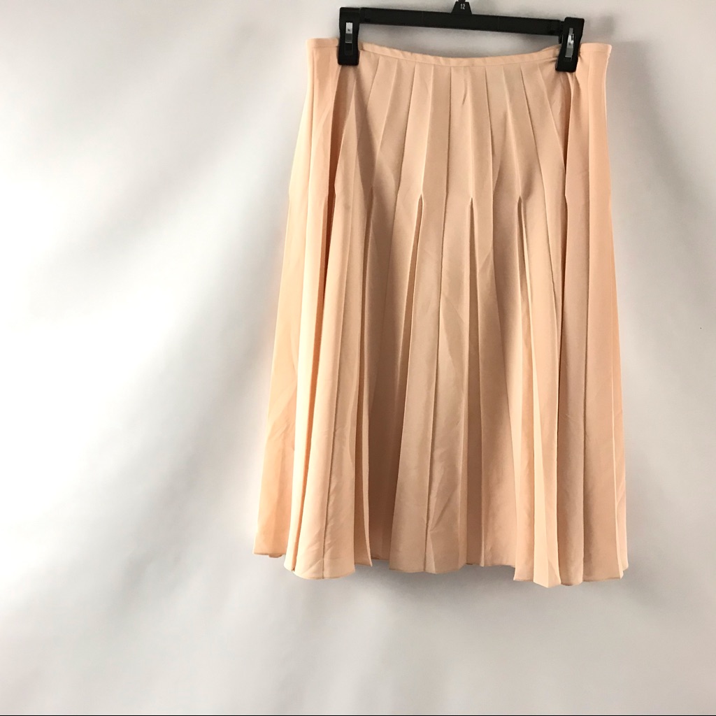 Dkny Womens Skirt Blush Pink Size 10 Pleated